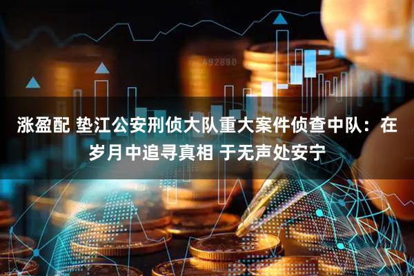 涨盈配 垫江公安刑侦大队重大案件侦查中队：在岁月中追寻真相 于无声处安宁