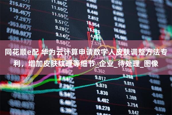 同花顺e配 华为云计算申请数字人皮肤调整方法专利，增加皮肤纹理等细节_企业_待处理_图像